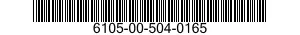 6105-00-504-0165  6105005040165 005040165