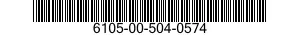 6105-00-504-0574 MOTOR,DIRECT CURRENT 6105005040574 005040574