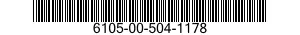 6105-00-504-1178  6105005041178 005041178