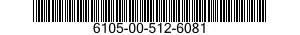 6105-00-512-6081  6105005126081 005126081