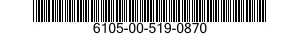 6105-00-519-0870 MOTOR,DIRECT CURRENT 6105005190870 005190870