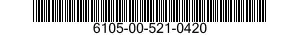 6105-00-521-0420  6105005210420 005210420