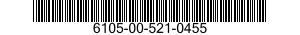 6105-00-521-0455 WINDING,MOTOR FIELD 6105005210455 005210455