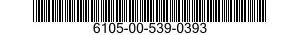 6105-00-539-0393 COMMUTATOR 6105005390393 005390393