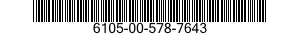 6105-00-578-7643  6105005787643 005787643
