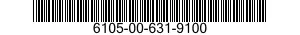 6105-00-631-9100 PARTS KIT,ELECTRIC MOTOR 6105006319100 006319100