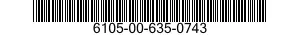 6105-00-635-0743  6105006350743 006350743