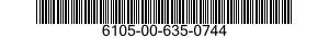 6105-00-635-0744 MOTOR,ALTERNATING CURRENT 6105006350744 006350744