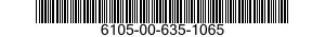 6105-00-635-1065 MOTOR,CONTROL 6105006351065 006351065