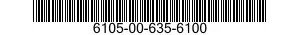 6105-00-635-6100 MOTOR,ALTERNATING CURRENT 6105006356100 006356100