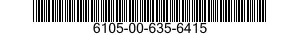 6105-00-635-6415  6105006356415 006356415