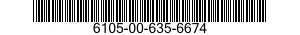 6105-00-635-6674  6105006356674 006356674