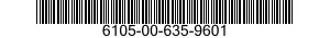 6105-00-635-9601 MOTOR,ALTERNATING CURRENT 6105006359601 006359601