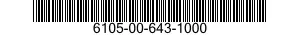 6105-00-643-1000  6105006431000 006431000