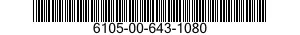 6105-00-643-1080  6105006431080 006431080