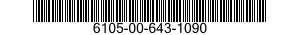 6105-00-643-1090  6105006431090 006431090