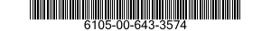 6105-00-643-3574 MOTOR,ALTERNATING CURRENT 6105006433574 006433574