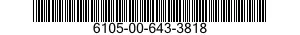 6105-00-643-3818  6105006433818 006433818