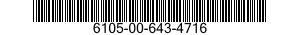 6105-00-643-4716  6105006434716 006434716