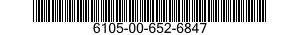 6105-00-652-6847 MOTOR,ALTERNATING CURRENT 6105006526847 006526847