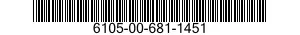 6105-00-681-1451  6105006811451 006811451
