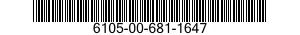 6105-00-681-1647  6105006811647 006811647