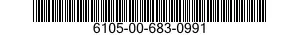 6105-00-683-0991 MOTOR,CONTROL 6105006830991 006830991