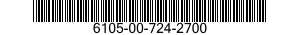 6105-00-724-2700  6105007242700 007242700