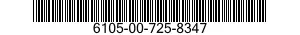 6105-00-725-8347  6105007258347 007258347