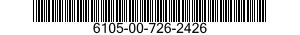 6105-00-726-2426 MOTOR-TACHOMETER GENERATOR 6105007262426 007262426