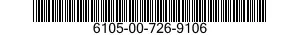 6105-00-726-9106  6105007269106 007269106
