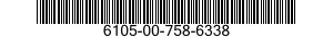6105-00-758-6338 PARTS KIT,ELECTRIC MOTOR 6105007586338 007586338