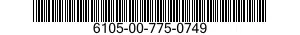 6105-00-775-0749  6105007750749 007750749
