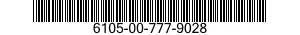 6105-00-777-9028  6105007779028 007779028