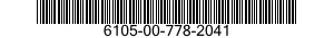 6105-00-778-2041  6105007782041 007782041
