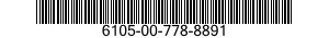 6105-00-778-8891 MOTOR,CONTROL 6105007788891 007788891