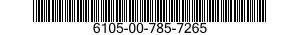 6105-00-785-7265 MOTOR,ALTERNATING CURRENT 6105007857265 007857265
