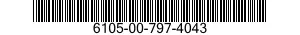 6105-00-797-4043 END BELL,ELECTRICAL ROTATING EQUIPMENT 6105007974043 007974043