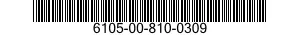 6105-00-810-0309  6105008100309 008100309