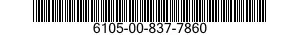 6105-00-837-7860 MOTOR-TACHOMETER GENERATOR 6105008377860 008377860