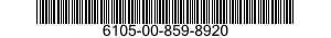 6105-00-859-8920 STATOR,MOTOR-TACHOMETER GENERATOR 6105008598920 008598920