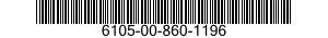 6105-00-860-1196  6105008601196 008601196