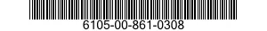 6105-00-861-0308 PARTS KIT,ELECTRIC MOTOR 6105008610308 008610308