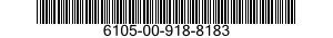 6105-00-918-8183 MOTOR,DIRECT CURRENT 6105009188183 009188183