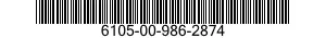 6105-00-986-2874  6105009862874 009862874
