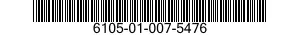 6105-01-007-5476 MOTOR,ALTERNATING CURRENT 6105010075476 010075476