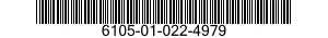 6105-01-022-4979 MOTOR,TWO PHASE 6105010224979 010224979