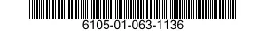 6105-01-063-1136  6105010631136 010631136
