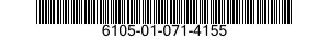 6105-01-071-4155 MOTOR AND DAMPER 6105010714155 010714155