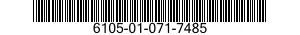 6105-01-071-7485 MOTOR,CONTROL 6105010717485 010717485